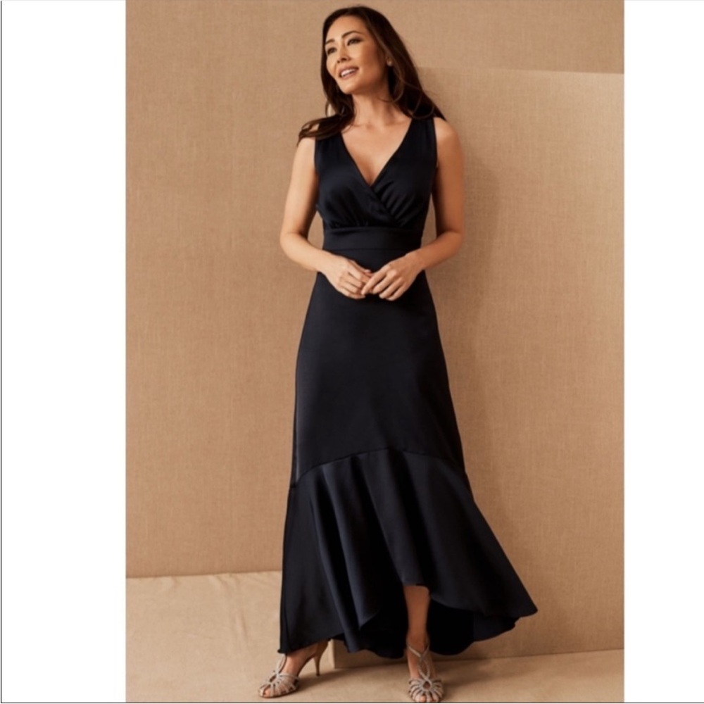 BHLDN Fairbanks Dress, Navy Blue, size 8